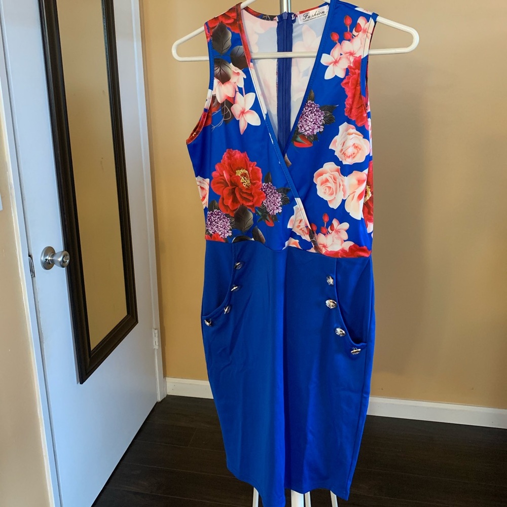 Blue fashion Dress